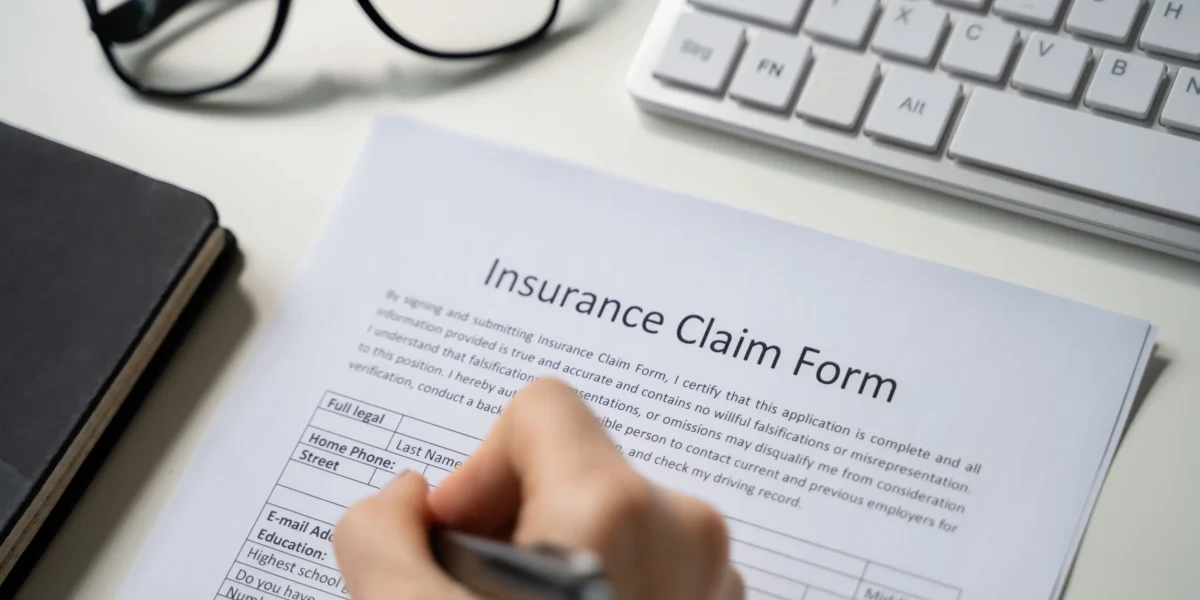 Insurance claim form